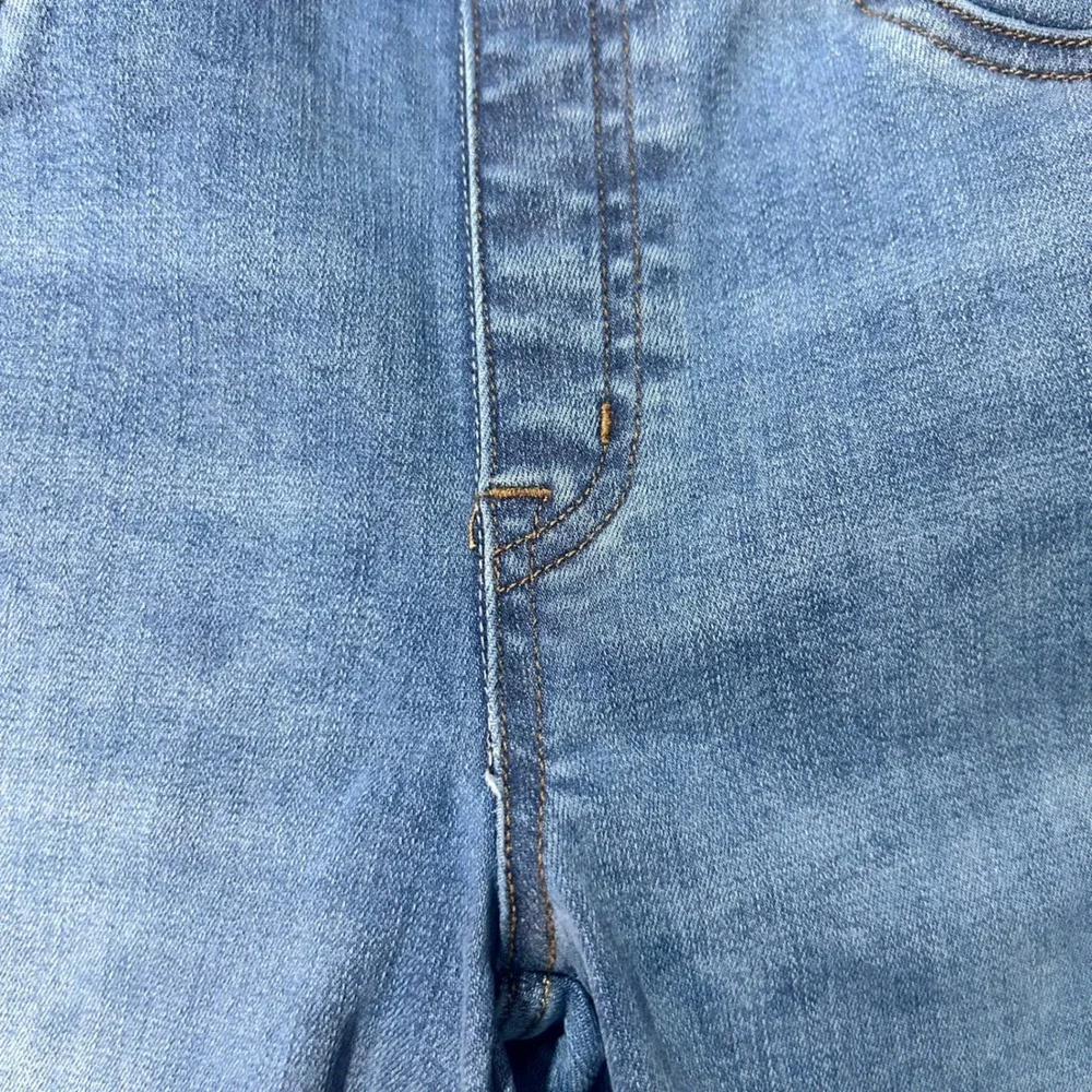 Spanx Jean-ish Ankle Skinny Leggings‎ Small Petite Blue Denim Shapewear Slimming